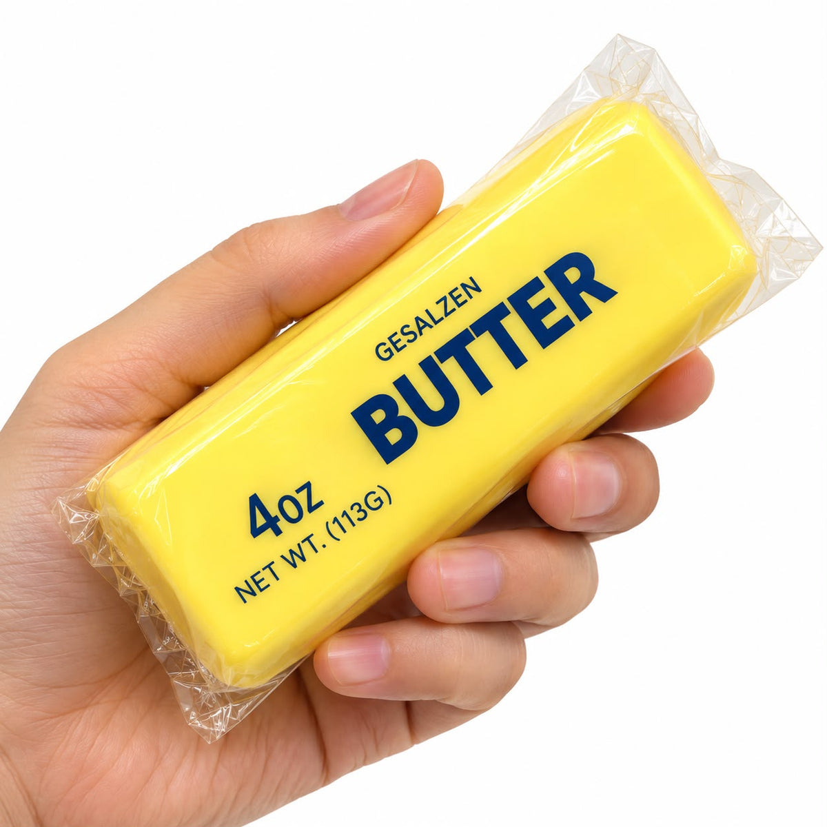 Butter Squishy in der Hand