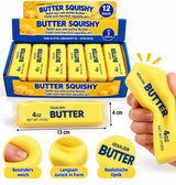 Butter Squishy mit Maßen: 13 × 4 cm